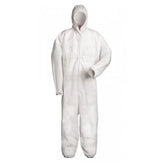 tuta protettiva con cappuccio elastico